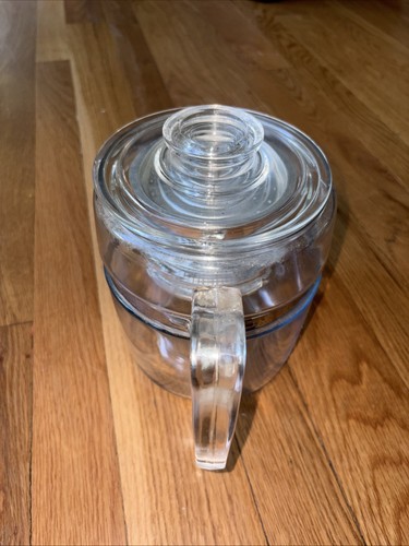 Vintage 7756-B Pyrex 6 Cup Glass Percolator Stovetop Coffee Pot - photo 4