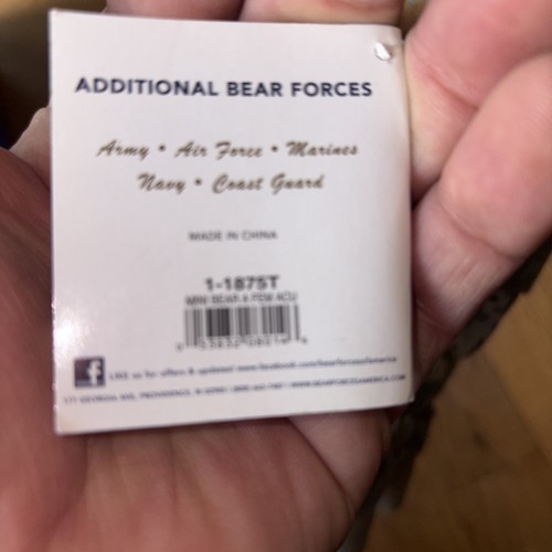 Army camp Bear Forces Of America US Air Force Teddy bear 10” - photo 3