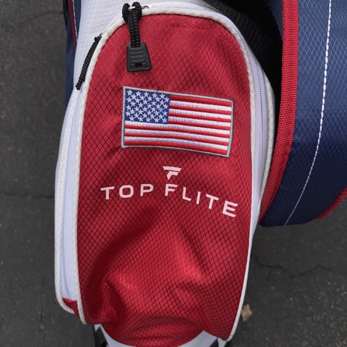 Top Flite Carry Stand Golf Bag 6-Way American Flag - photo 2