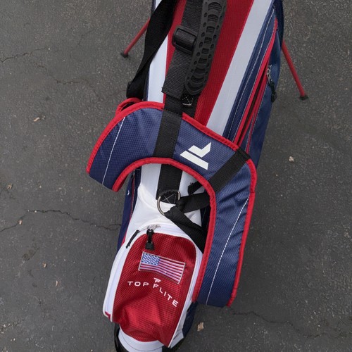Top Flite Carry Stand Golf Bag 6-Way American Flag - photo 4
