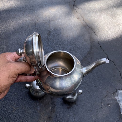 Vintage Towle Pewter Tea & Coffee Set 4 Piece Set - photo 3