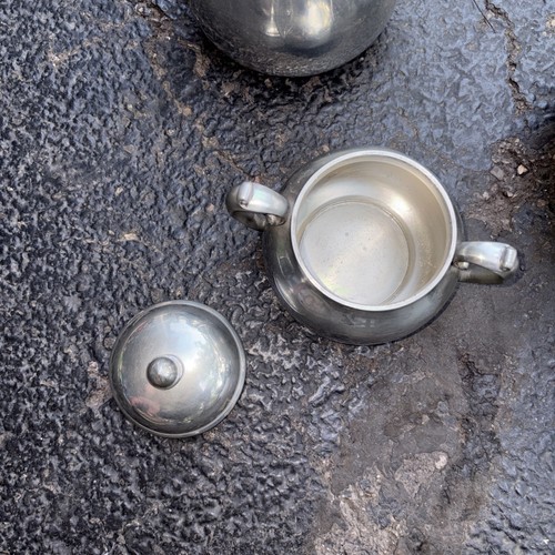 Vintage Towle Pewter Tea & Coffee Set 4 Piece Set - photo 5