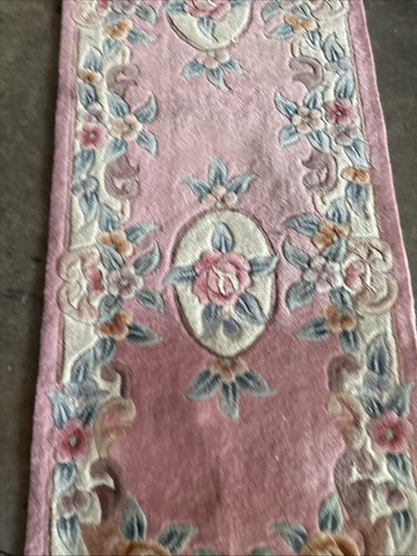 Super Fine French Abusan Design Hand Made Bohemian Rug 2x6 - photo 3