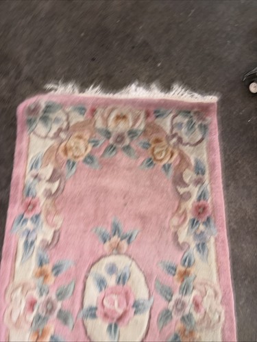 Super Fine French Abusan Design Hand Made Bohemian Rug 2x6 - photo 5