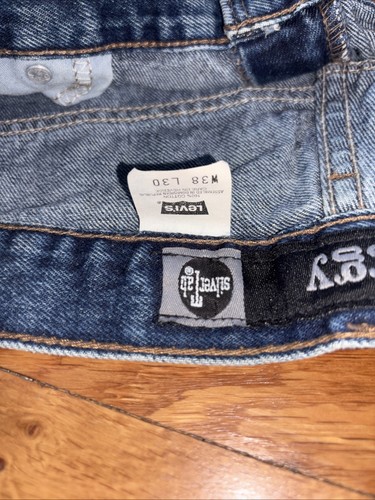 Levi's Silvertab 32x32 Men's Baggy Wide-Leg Light Wash Jeans - photo 4