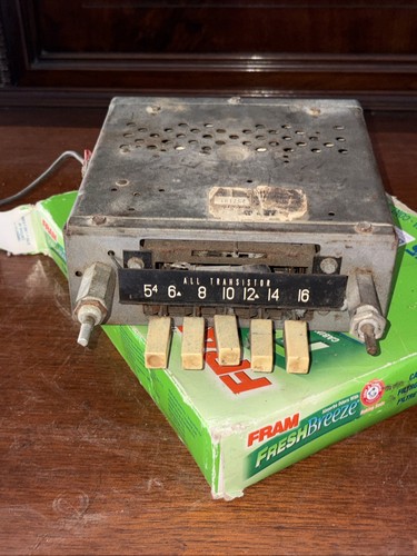 Vintage Automatic Radio Co AM Car Radio All Transistor Hot Rod T - photo 5