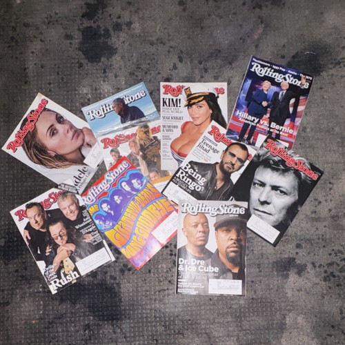 Rolling Stone 2015 Magazine Lot Music Politics Celebrities