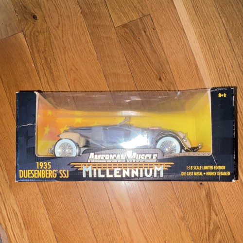 Ertl American Muscle 1935 Duesenberg SSJ Chrome Roadster 1:18