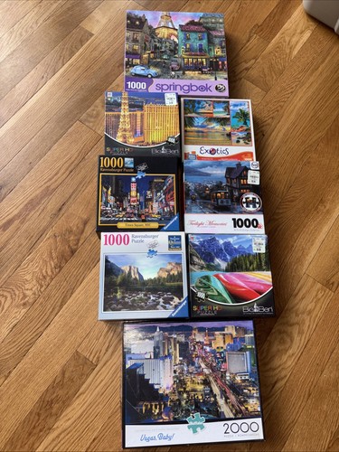 8 Puzzle Lot Of Different Places And Landmarks