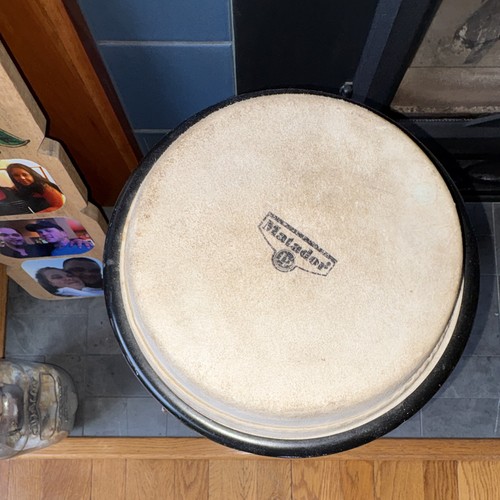 Wood Conga Drum w/ Remo Ambassador Natural Head - photo 2