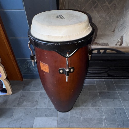 Wood Conga Drum w/ Remo Ambassador Natural Head - photo 5