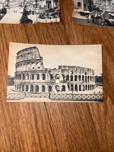 VINTAGE Postcard Of Rome, B&W, Set Of 16 Cards Original - photo 2