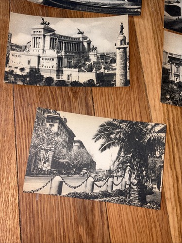 VINTAGE Postcard Of Rome, B&W, Set Of 16 Cards Original - photo 3