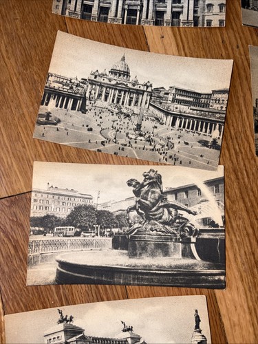 VINTAGE Postcard Of Rome, B&W, Set Of 16 Cards Original - photo 4