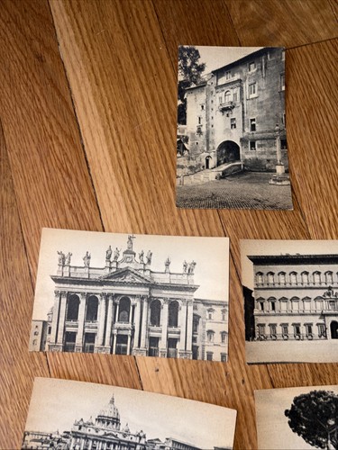 VINTAGE Postcard Of Rome, B&W, Set Of 16 Cards Original - photo 5