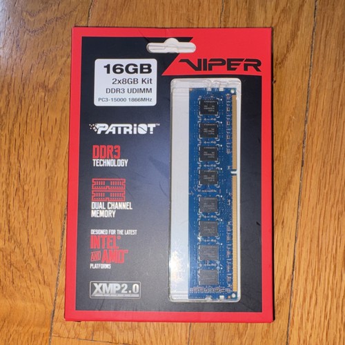 Patriot Viper DDR3 16GB (2x8GB) 1866MHz Desktop Memory