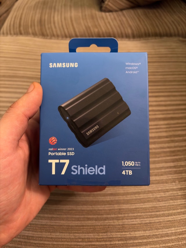Samsung T7 Shield 4TB Portable SSD