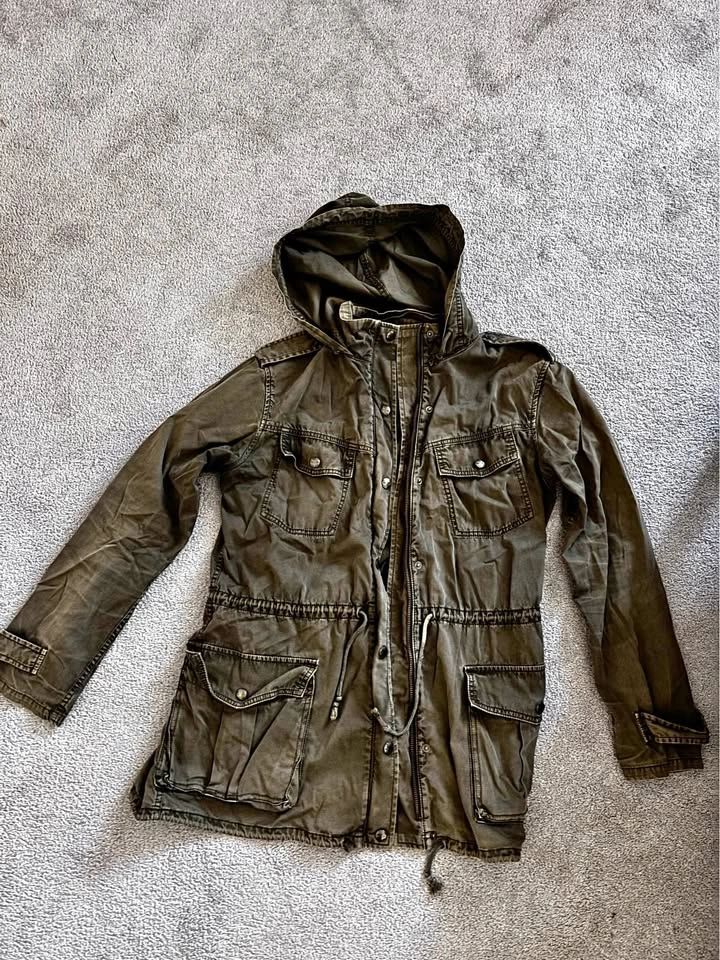 Talula Olive Green Utility Jacket