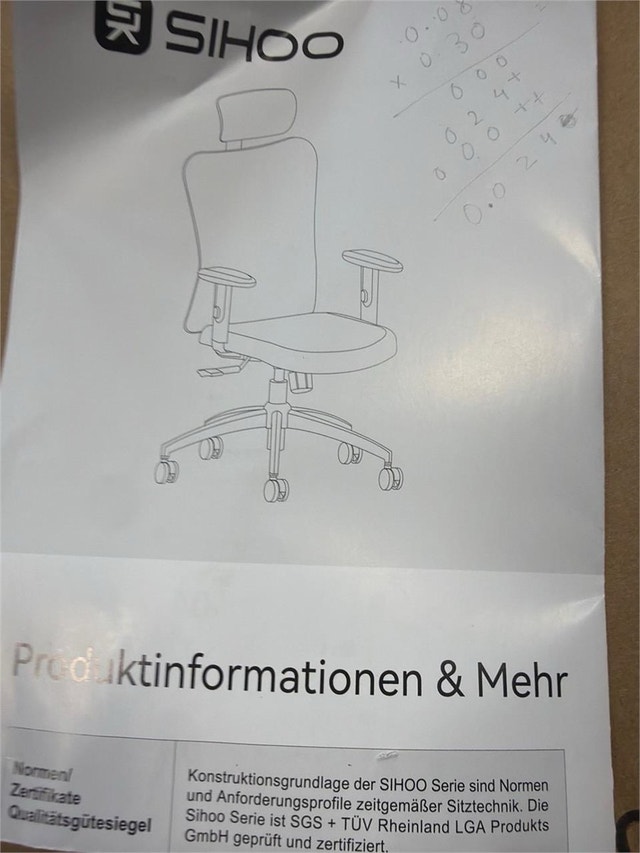 SIHOO M18 Ergonomic Office, study Chair - photo 3