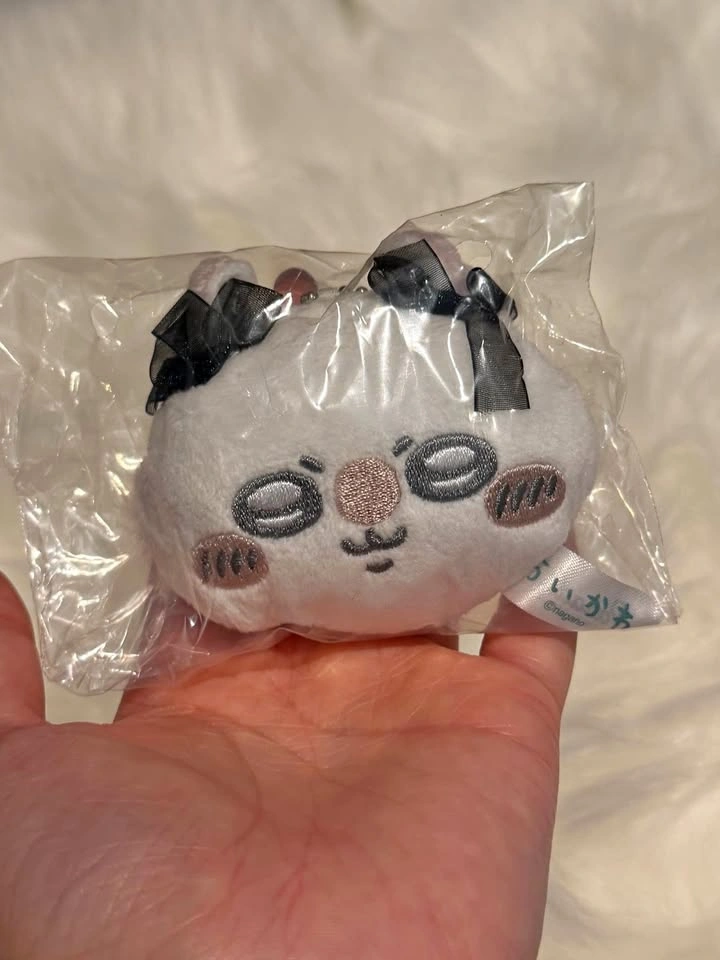 Chiikawa Momonga Plush Mirror Keychain