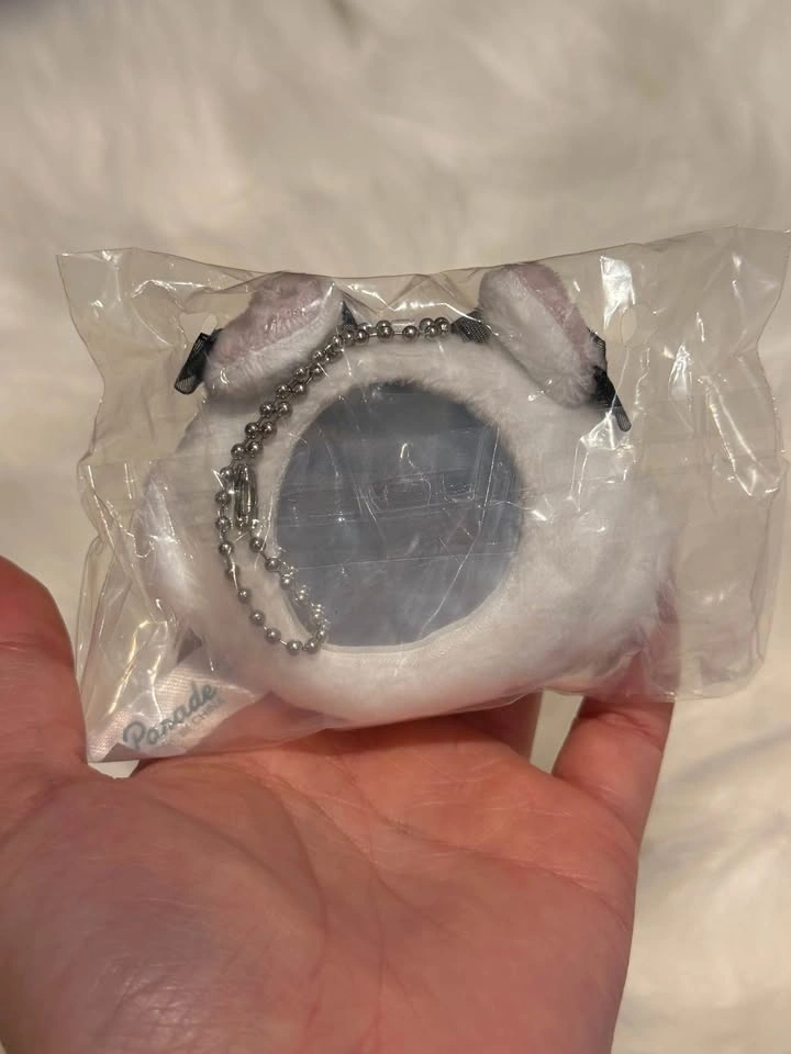 Chiikawa Momonga Plush Mirror Keychain - photo 2
