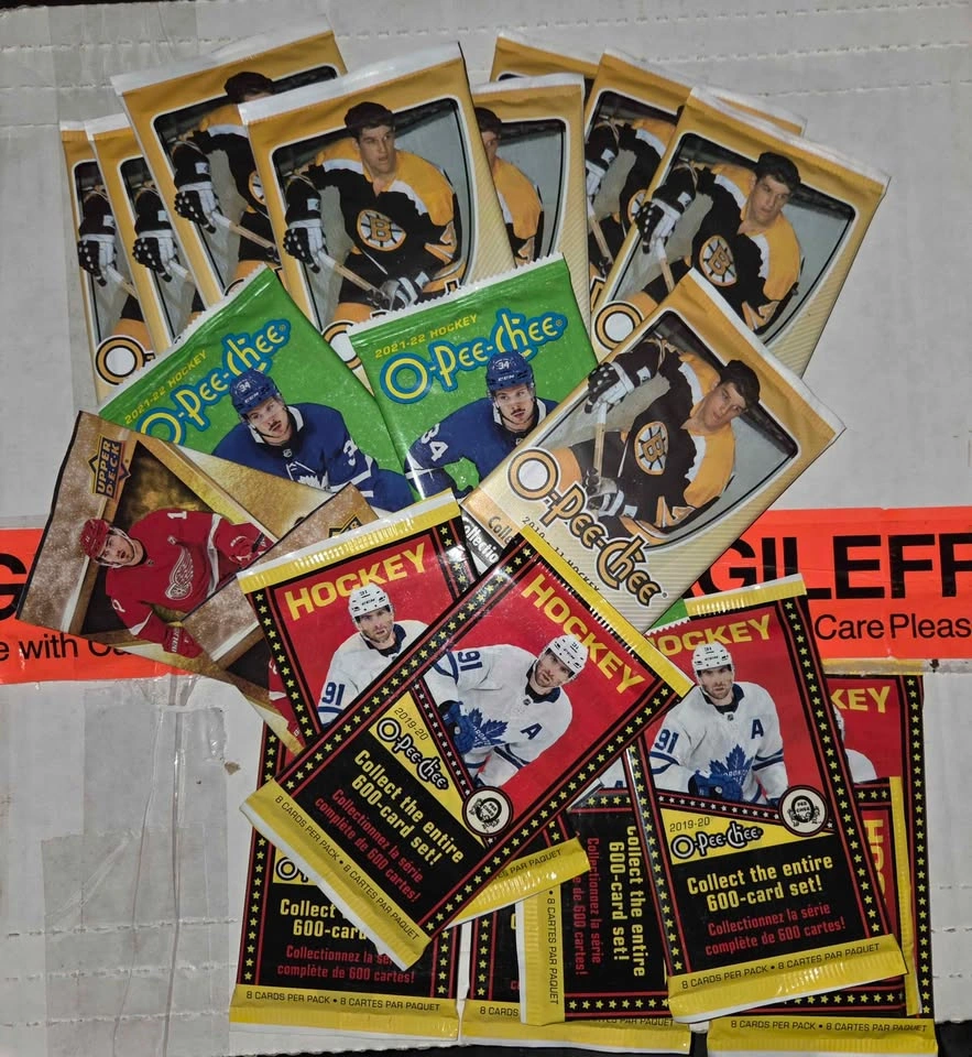 O-Pee-Chee and Upper Deck Hockey Card Packs