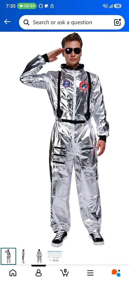 Astronaut Costume Adult Male