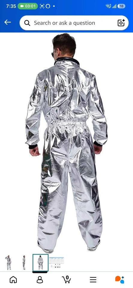 Astronaut Costume Adult Male - photo 2