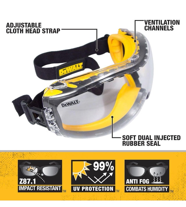 DeWalt DPG82-11 Safety Goggles - photo 2