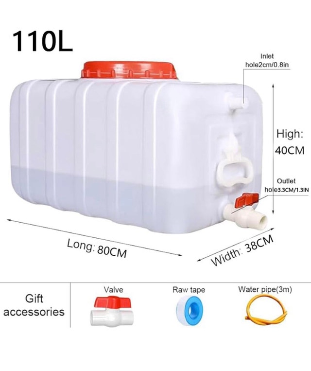 110L Plastic Water Storage Tank - photo 3