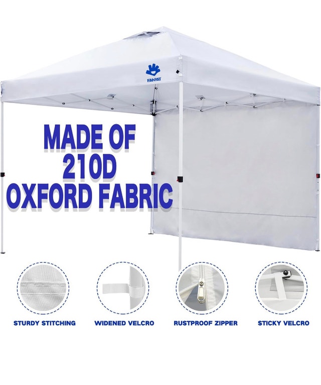 FANPAT 10x10 ft Pop Up Canopy Sidewall - photo 2