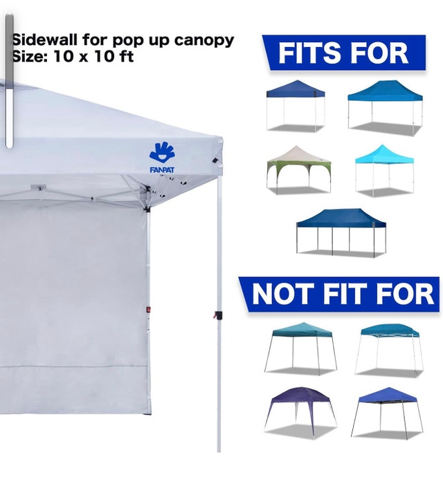 FANPAT 10x10 ft Pop Up Canopy Sidewall - photo 3