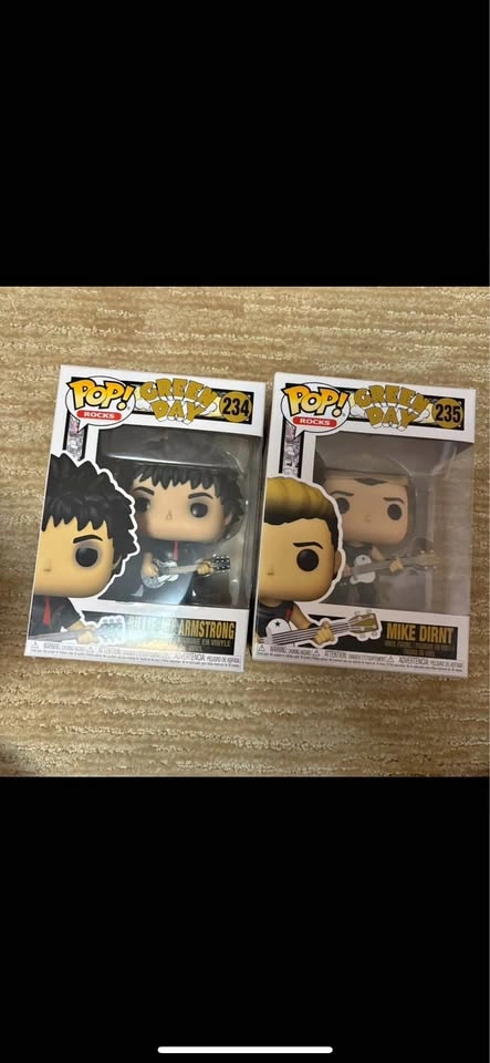 Funko Pops - Billie Joe Armstrong and Mike