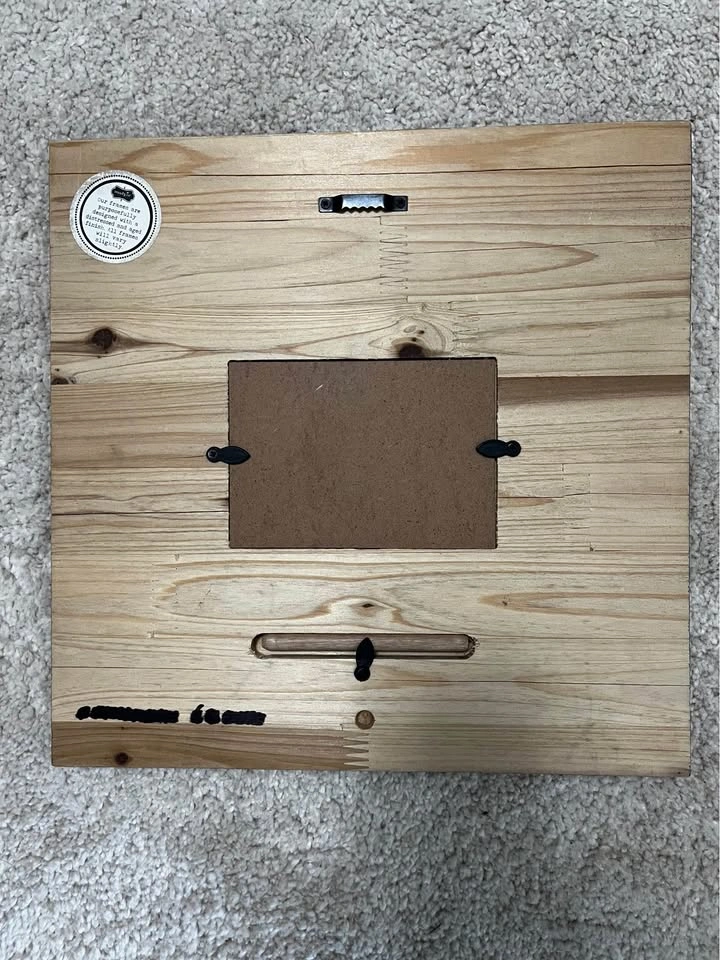 Mr & Mrs 12” x 12” Wooden Picture Frame - photo 2