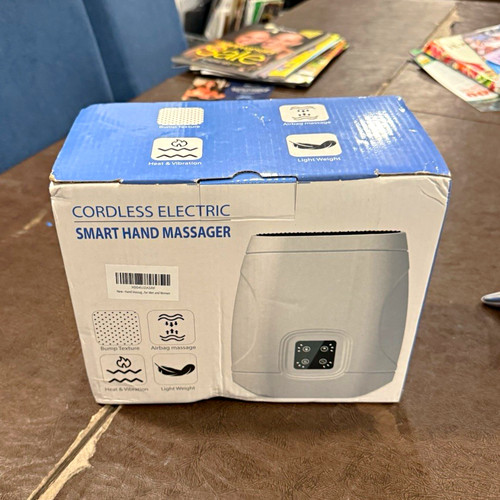NWT Cordless Smart Hand Massager Heated Vibration Air Compressio
