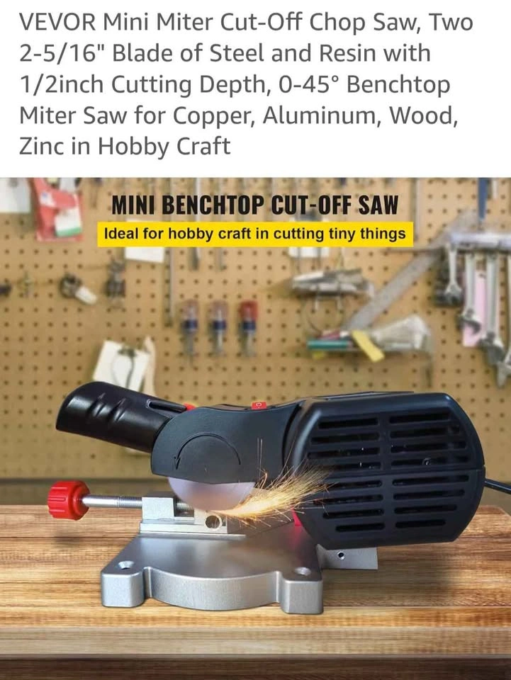 NEW-VEVOR Mini Miter Cut-off Chop Saw - photo 3