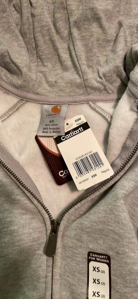 Carhartt Women's Clarksburg Full-Zip Hoodie - Size XS - photo 2