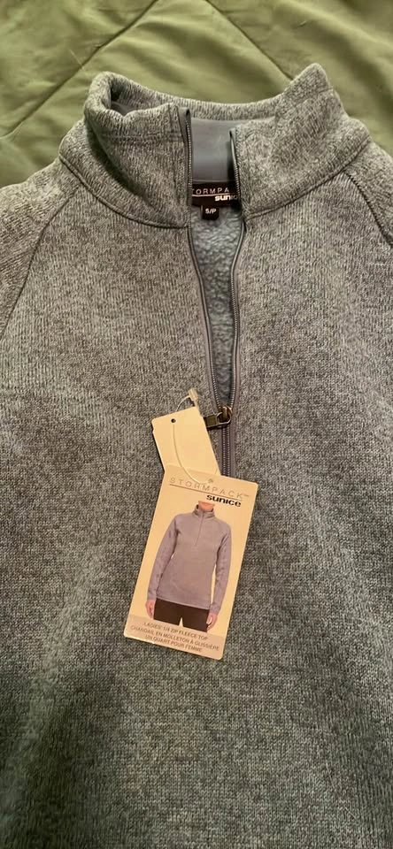 Sunice Stormpack Ladies 1/4 Zip Fleece Top - Size Small - photo 2
