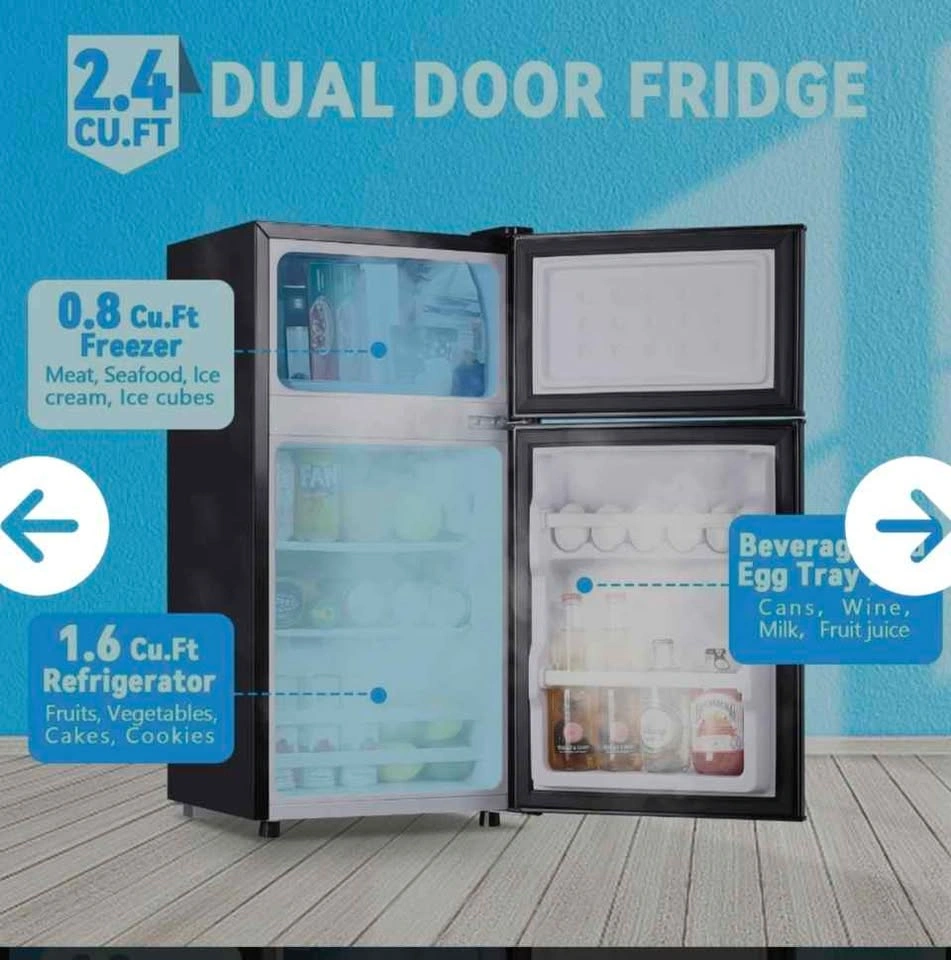 Brandnew mini fridge/ freezer Black - photo 2