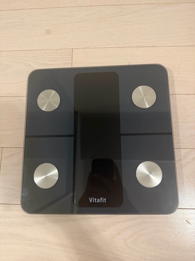 Vitafit Smart Digital Body Weight Scale – Black, Bluetooth