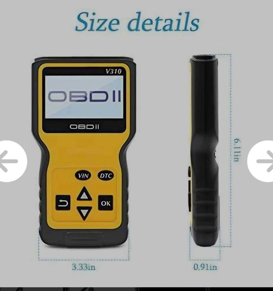 AUCELI OBD2 Scanner Code Reader for Car Check Engine, Yellow - photo 3