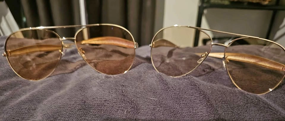 new two pack of Guvvi retro glasses