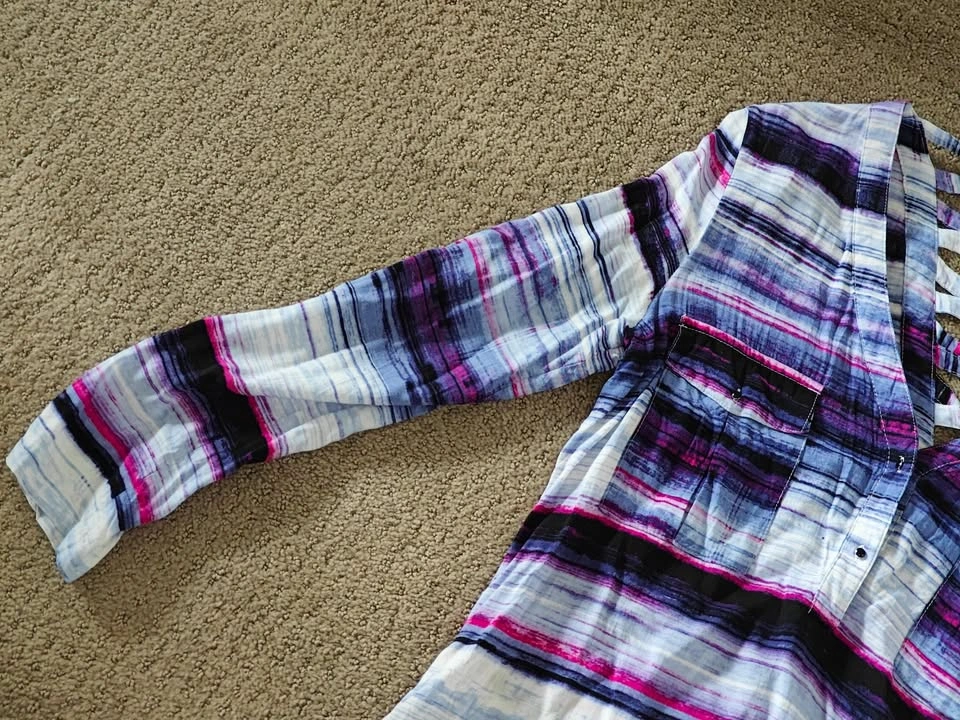 Le Chateau - Womens Casual Shirt Top 3/4 Sleeve - Size XXS - photo 2