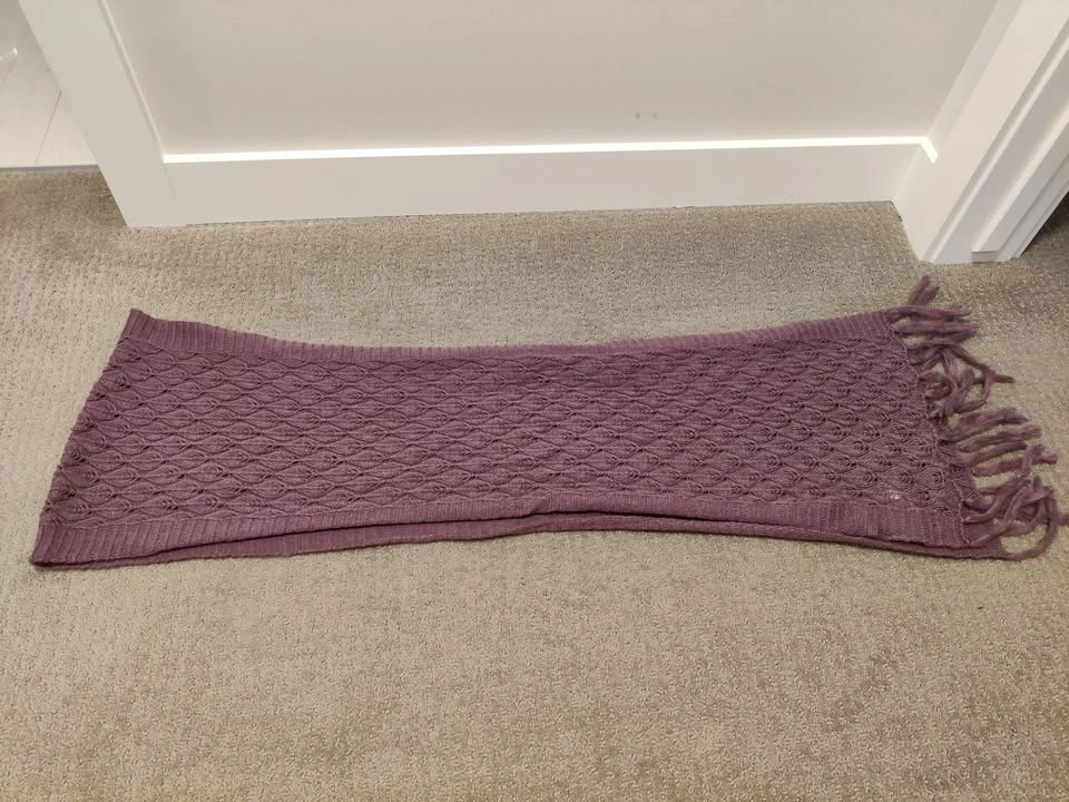 Women Mexx Purple Winter Outdoor Scarf - photo 4