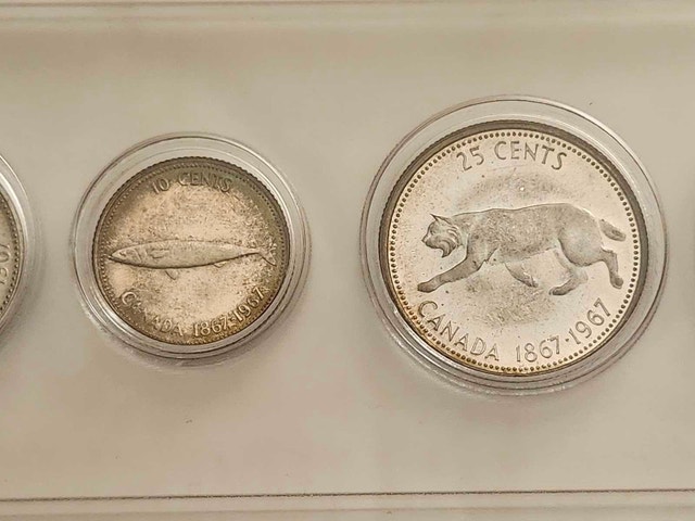 1967 Canadian Silver Coin Set, complete - photo 3