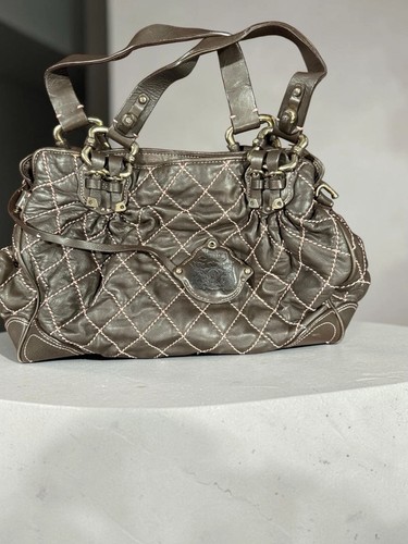 Excellent Vintage Y2K Juicy Couture brown leather bag