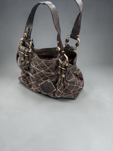 Excellent Vintage Y2K Juicy Couture brown leather bag - photo 3