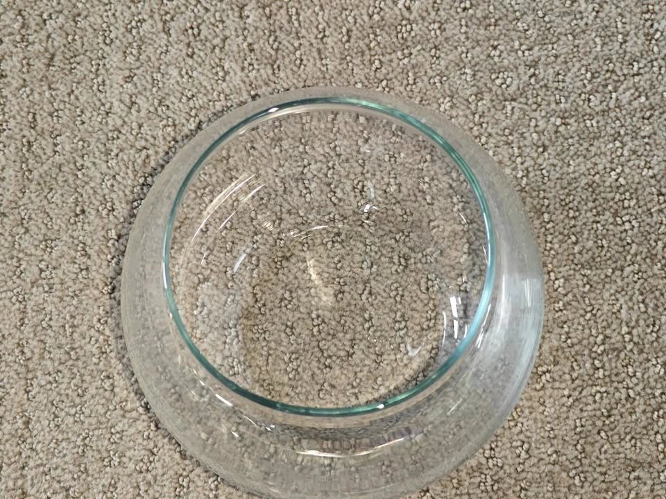 Clear Glass Round Bowl - Small - 5" (H) x 3-1/2" (Top Diameter) - photo 3