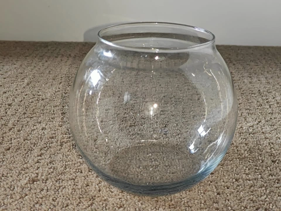 Clear Glass Round Bowl - Small - 5" (H) x 3-1/2" (Top Diameter) - photo 5