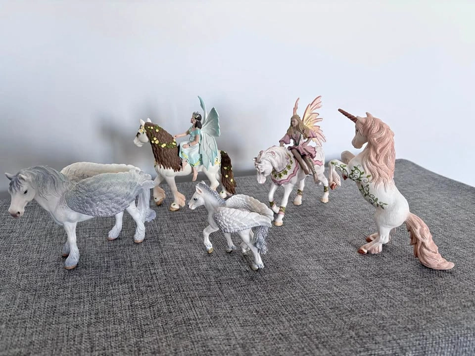 Retired Schleich Bayala Fantasy Fairy and Horse Figurine Set